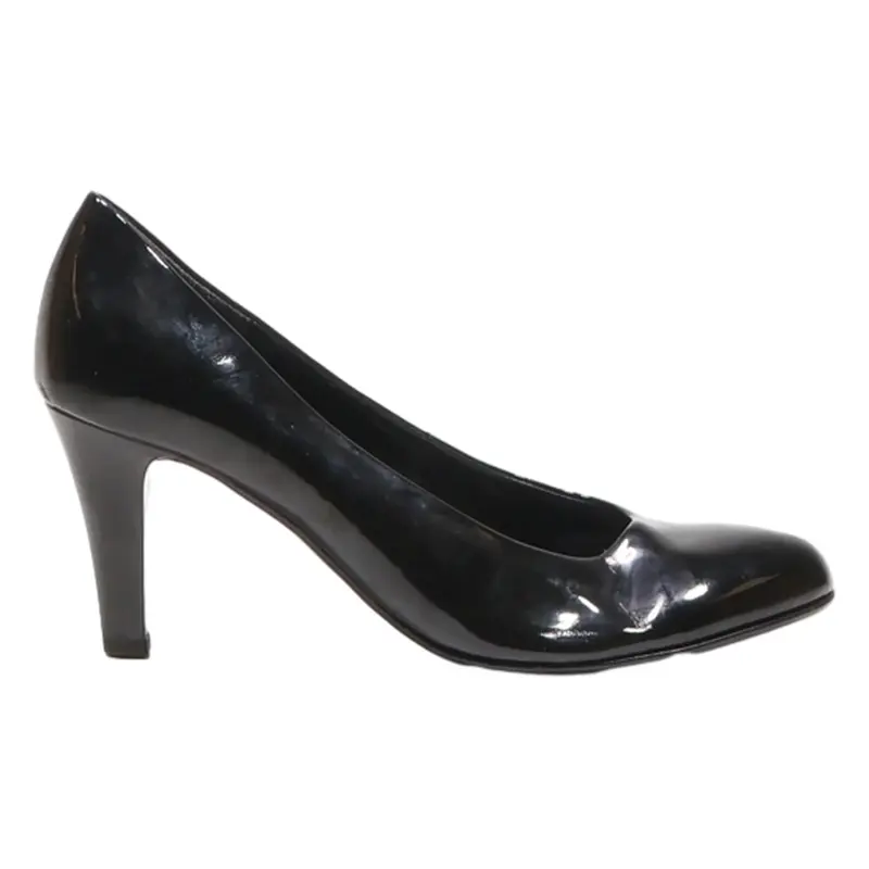 GABOR Court Heels Black Synthetic Womens UK 6.5