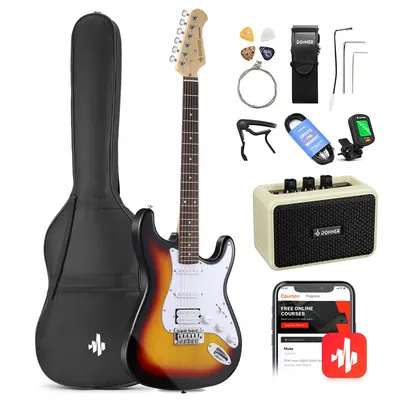 Donner DST-100 HSS Electric Guitar Kit - Sunburst