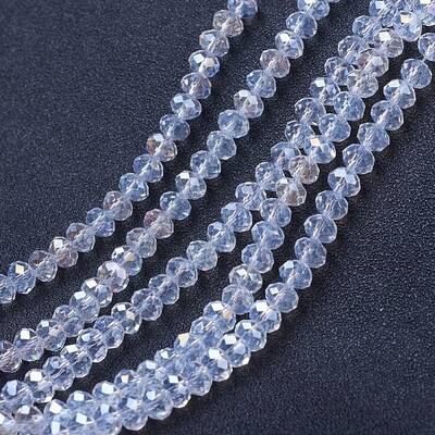 Electroplate Glass Beads Strands