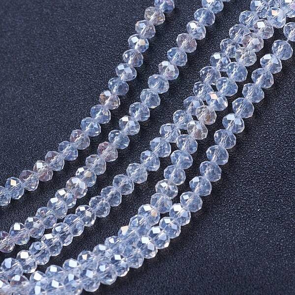 Electroplate Glass Beads Strands