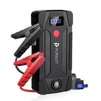 2025 PURSUIT Portable Car Jump Starter with LED Light, 12V 1000A Peak Car Battery Jump Starter - Emergency Booster, 12000mAh ...