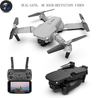 Dual-camera foldable RC quadcopter with WiFi FPV mode, altitude hold. Beginner-friendly toy, ideal outdoor gift for men, grea...