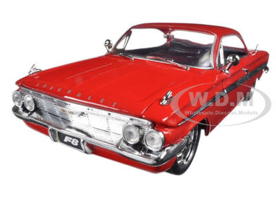Dom's Chevrolet Impala Red Fast & Furious F8: The Fate of the Furious (2017) Movie 1/24 Diecast Model Car by Jada