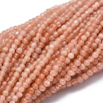 Natural Sunstone Beads Strands
