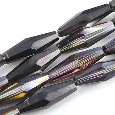 Electroplated Glass Beads Strands
