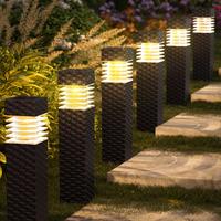 Solar Landscape Lights Outdoor - 6 Pack Outdoor Solar Pathway Lights Walkway Solar Garden Lights for Lawn, Path, Yard Decor (...
