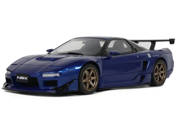 2020 Honda NSX by W-Autosport Blue Metallic Limited Edition to 2000 pieces Worldwide 1/18 Model Car by Otto Mobile