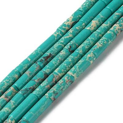 Synthetic Imperial Jasper Dyed Beads Strands