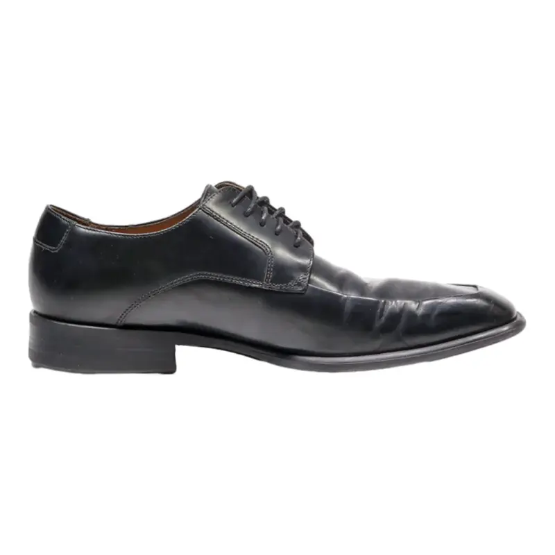 KENNETH COLE Oxford Shoes Black Leather Mens UK 9.5