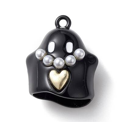 Halloween Spray Painted Alloy Pendants