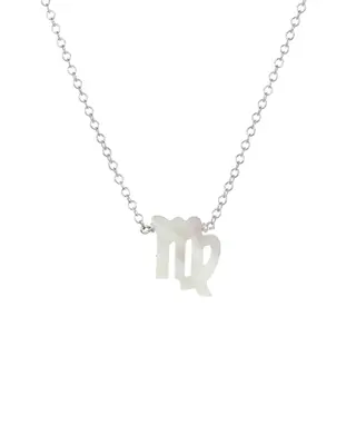 Zodiac Necklace | Metal Color: Silver | Sign: Virgo