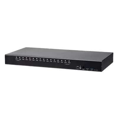 39M2905 IBM 8 x Ports RJ-45 + 2 x Ports VGA 15-Pin 1U Rack-mountable Console KVM Switch