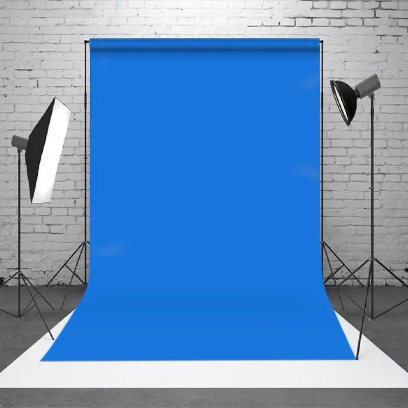 Professional Solid Blue Portrait Photo Booth Backdrop - Aperturee