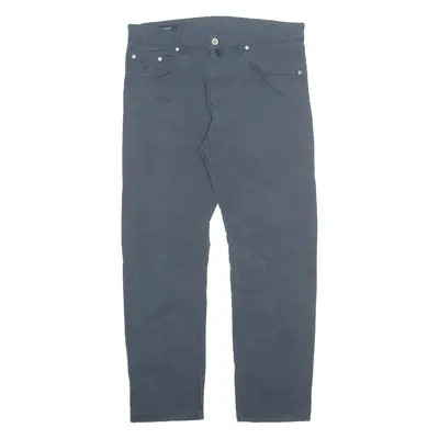 GANT Mens Trousers Blue Regular Straight W36 L30