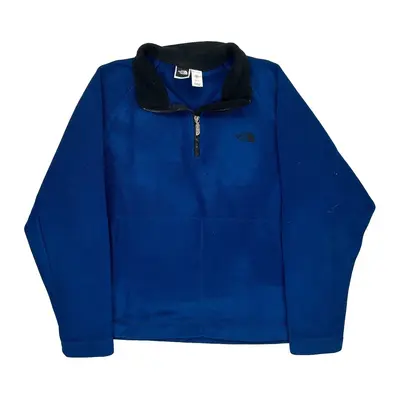 Made In Usa The North Face Fleece - Medium Blue Polyester