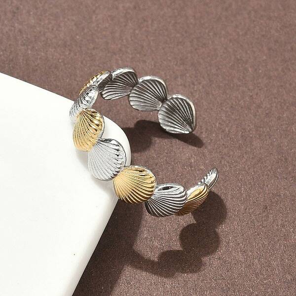 304 Stainless Steel Double Color Cuff Rings