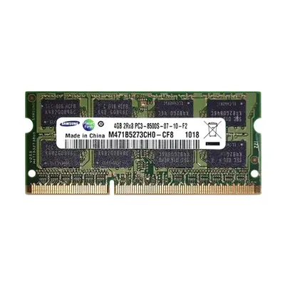 Samsung M471B5273CH0-CF8 | 4GB DDR3-1066MHz PC3-8500 Non-ECC Unbuffered SODIMM CL7 2Rx8 1.5V 204-Pin Memory Module