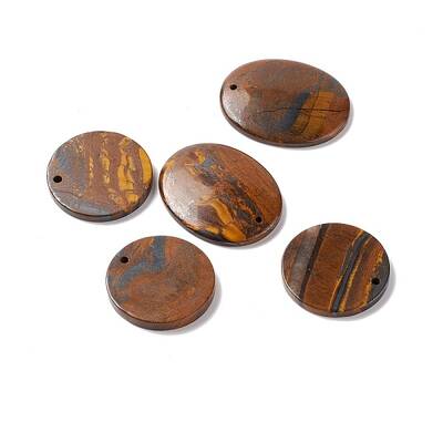 Natural Tiger Iron Pendants