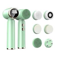 Electric Facial Cleansing Brush, 1 Set Gentle Exfoliating Face Scrubber, Blackhead Cleaning & Massaging Face Brush, Face Exfo...
