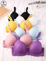 Women's Leaf Print Push Up Lace Fit Bra, Sexy Fit Unique Design Adjustable Spaghetti Strap Support Underwire Bra, Lingerie fo...