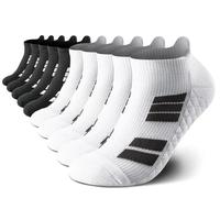 6 Pairs of Sports No Show Socks for Man and Woman, Ankle Socks with Terry Soles Offer Shock Absorption and Wear Resistance, W...