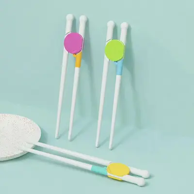 Training Chopsticks Set, 3 Counts Non-slip Durable Chopsticks, Safe and Environmentally Friendly Learning Chopsticks for Begi...