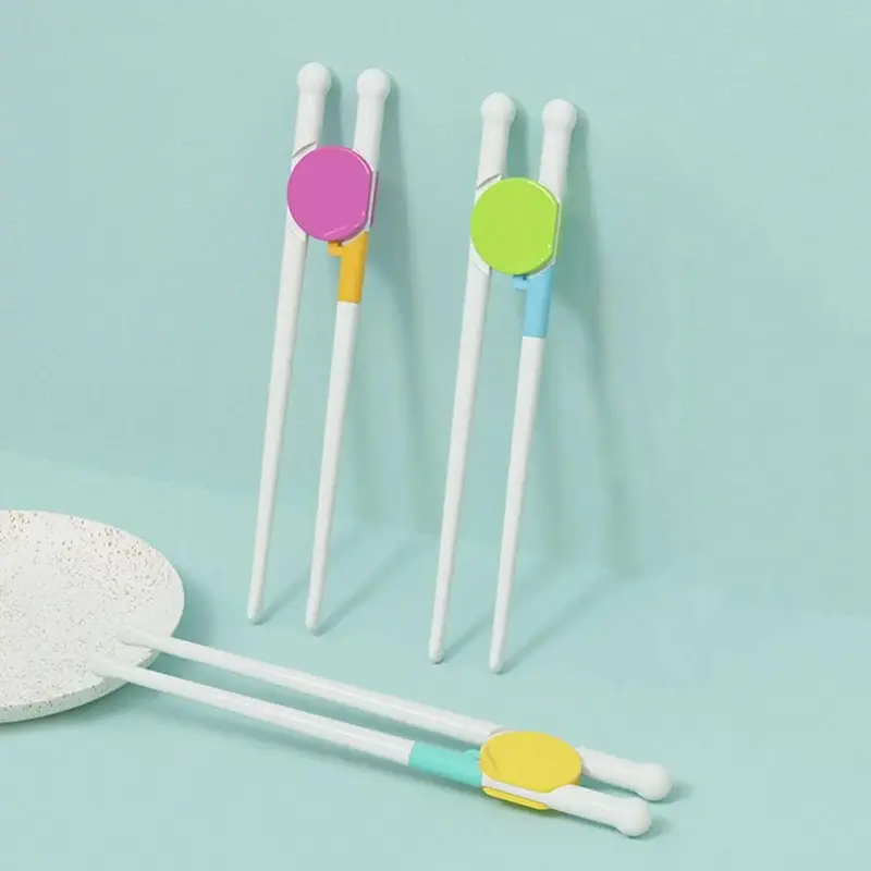 Training Chopsticks Set, 3 Counts Non-slip Durable Chopsticks, Safe and Environmentally Friendly Learning Chopsticks for Begi...
