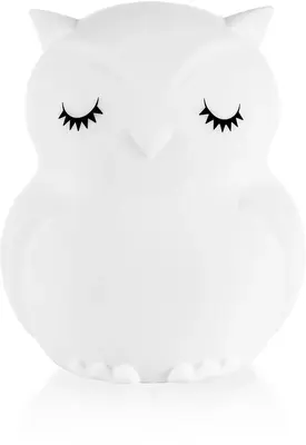 Zopa Silicone LED Lamp with Music Size L Night Light with Owl Melody