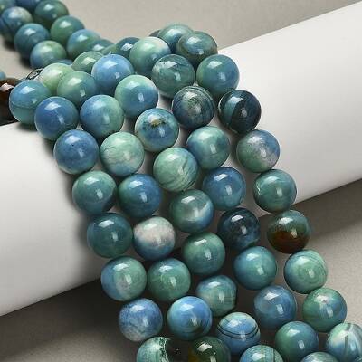 Dyed Natural Fire Crackle Agate Beads Strands