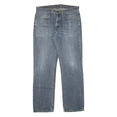 LEVI'S 514 Jeans Mens Blue Slim Straight Stone Wash W36 L34