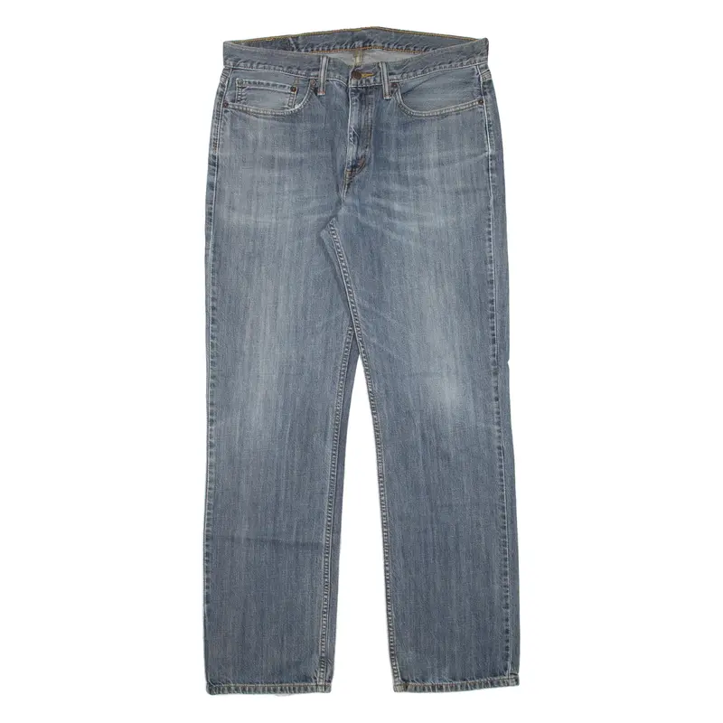 LEVI'S 514 Jeans Mens Blue Slim Straight Stone Wash W36 L34