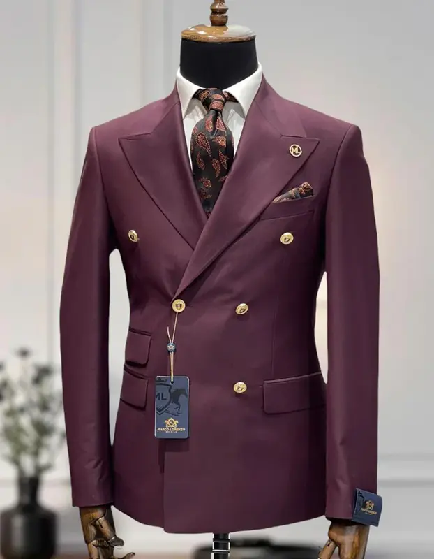 Mens Double breasted Suit - 
