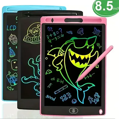 Aiqriwv 8.5 inch LCD Drawing Tablet for Kids, Children's Color LCD Writing Board, Unleash Creativity with Stylus, Erasable Sc...