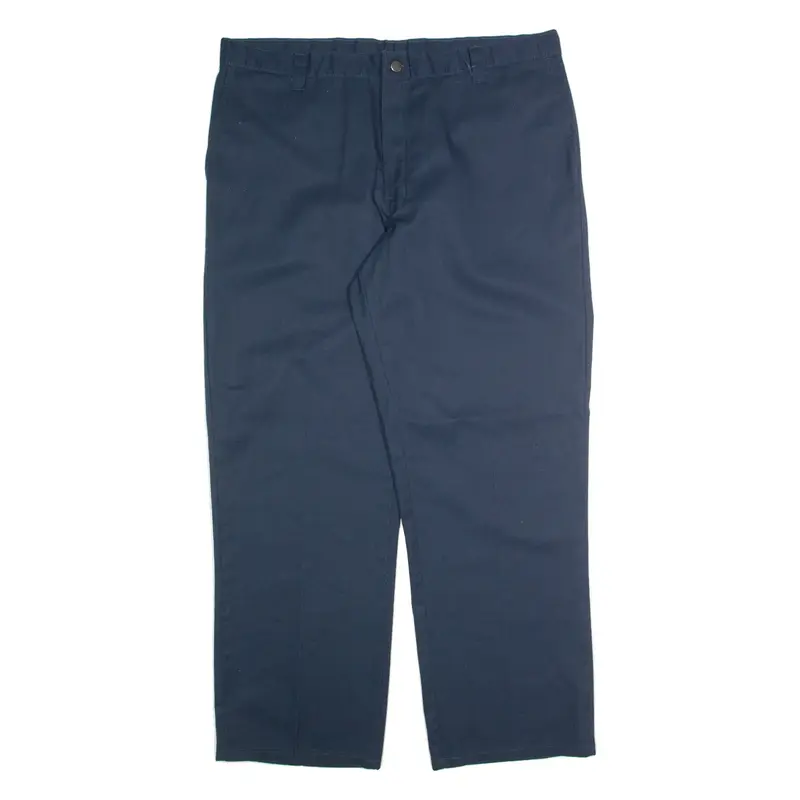 DICKIES Chino Mens Trousers Blue Regular Straight W40 L30