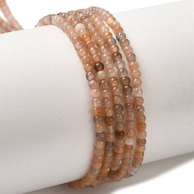 Natural Sunstone Beads Strands