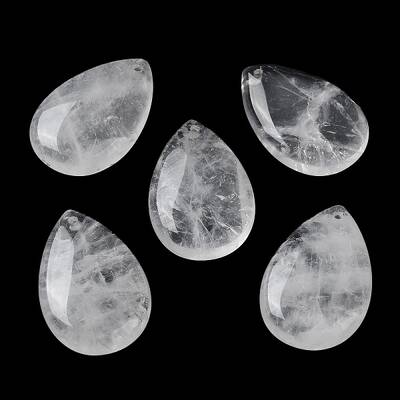 Natural Quartz Crystal Pendants