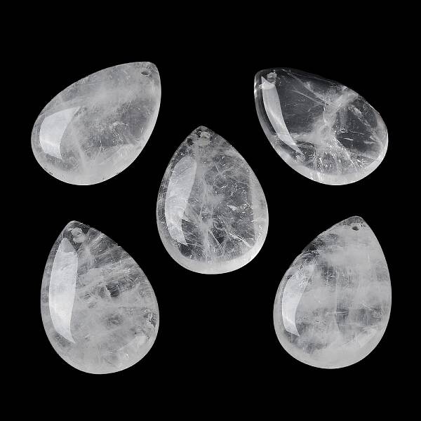 Natural Quartz Crystal Pendants