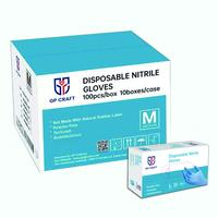 GP Craft Blue Nitrile standard disposable gloves, 4mil , powder - and latex-free good elasticity, wear resistant,  Cleaning H...