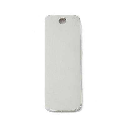 304 Stainless Steel Stamping Blank Tag Pendants