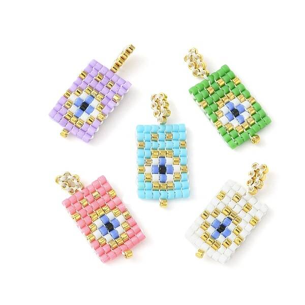 Handmade MIYUKI Japanese Seed Loom Pattern Seed Beads