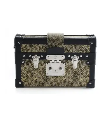 Pre-owned Louis Vuitton Leather Crossbody Bags Epi Chevron Printed Petite Malle