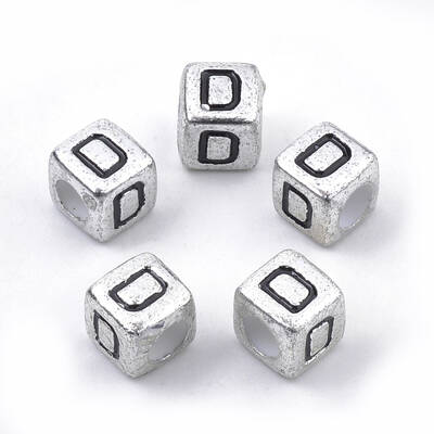 Plated Acrylic Beads