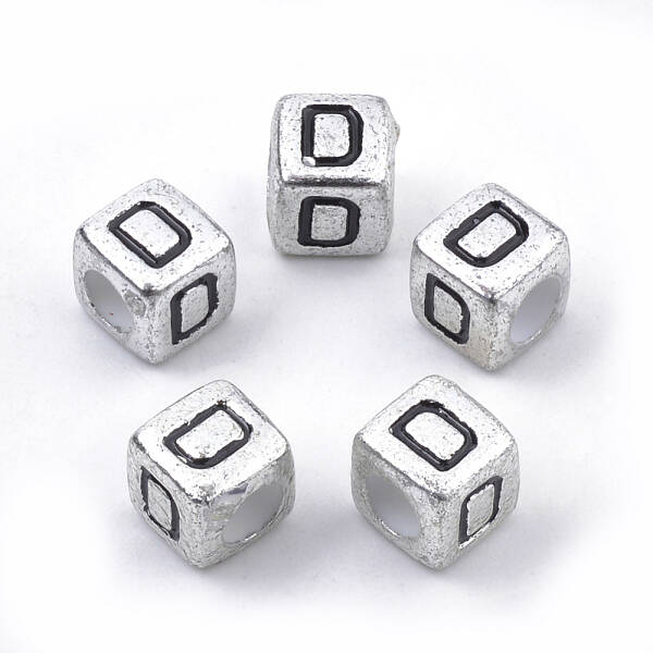 Plated Acrylic Beads