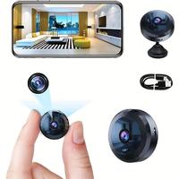 New Portable Monitor, Wireless Mini WiFi Security Camera with Night Vision Function, Motion Detection, Rechargeable Battery, ...