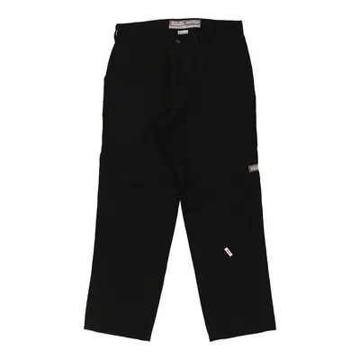 Three Star Cargo Trousers - 33W 29L Black Cotton