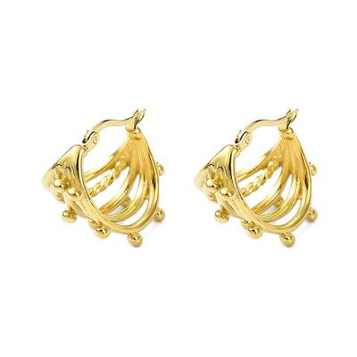 304 Stainless Steel Hoop Earrings