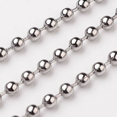 Non-Tarnish 3.28 Feet 304 Stainless Steel Ball Chains