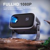 Projector,Support 4K/1080P HD Bluetooth Projector with Speaker,Outdoor Portable Movie Mini Projector,Compatible with Laptop,S...
