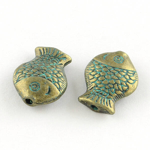 Fish Zinc Alloy Beads