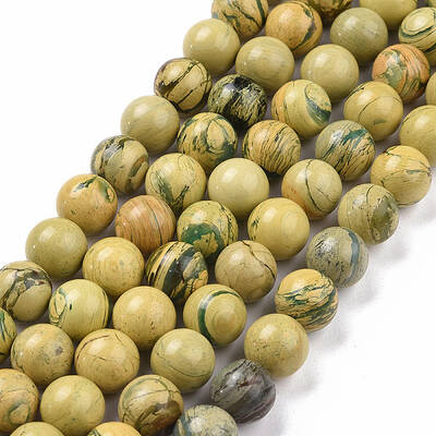 Natural Verdite Stone Beads Strands